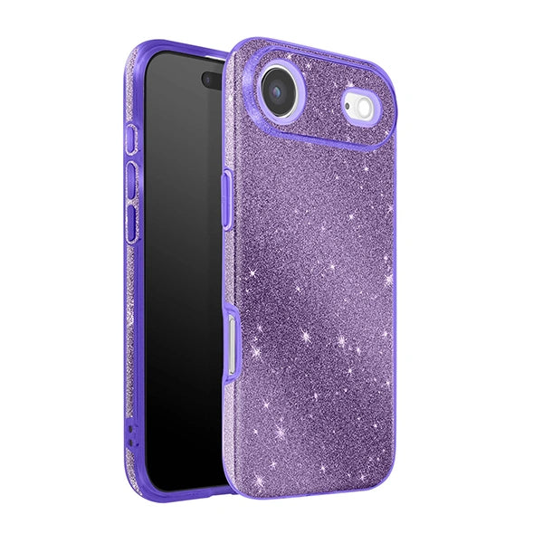 Cover TPU Glitter per iPhone 17 Air viola – OKKO Design