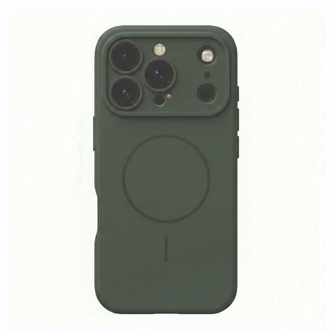 Cover MagSafe in Silicone per iPhone 17 Pro verde – OKKO Design